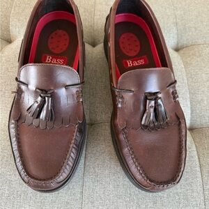 Bass Men's Dark Brown Tassel Loafers
